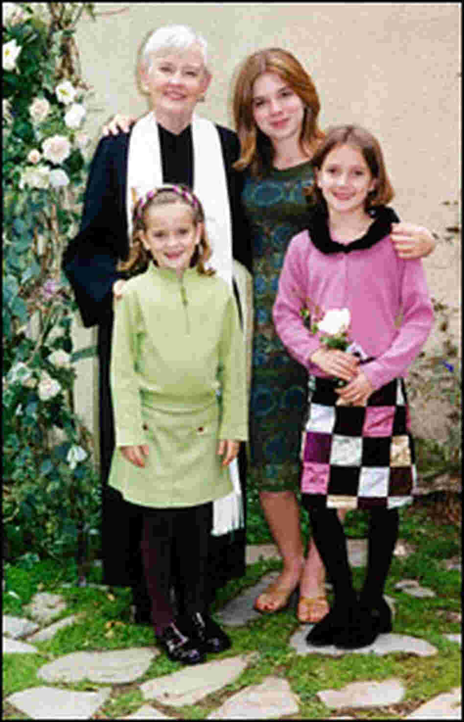 Martha Gilmore and granddaughters.