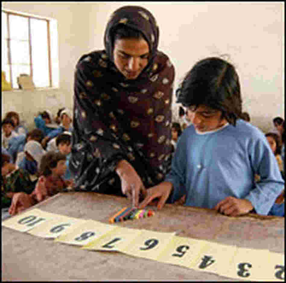 A classroom in Pakistan's Balochistan province.
