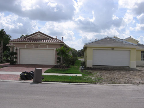 An unfinished house in Port St. Lucie, Fla., in 2008. File photo by Greg Allen/NPR