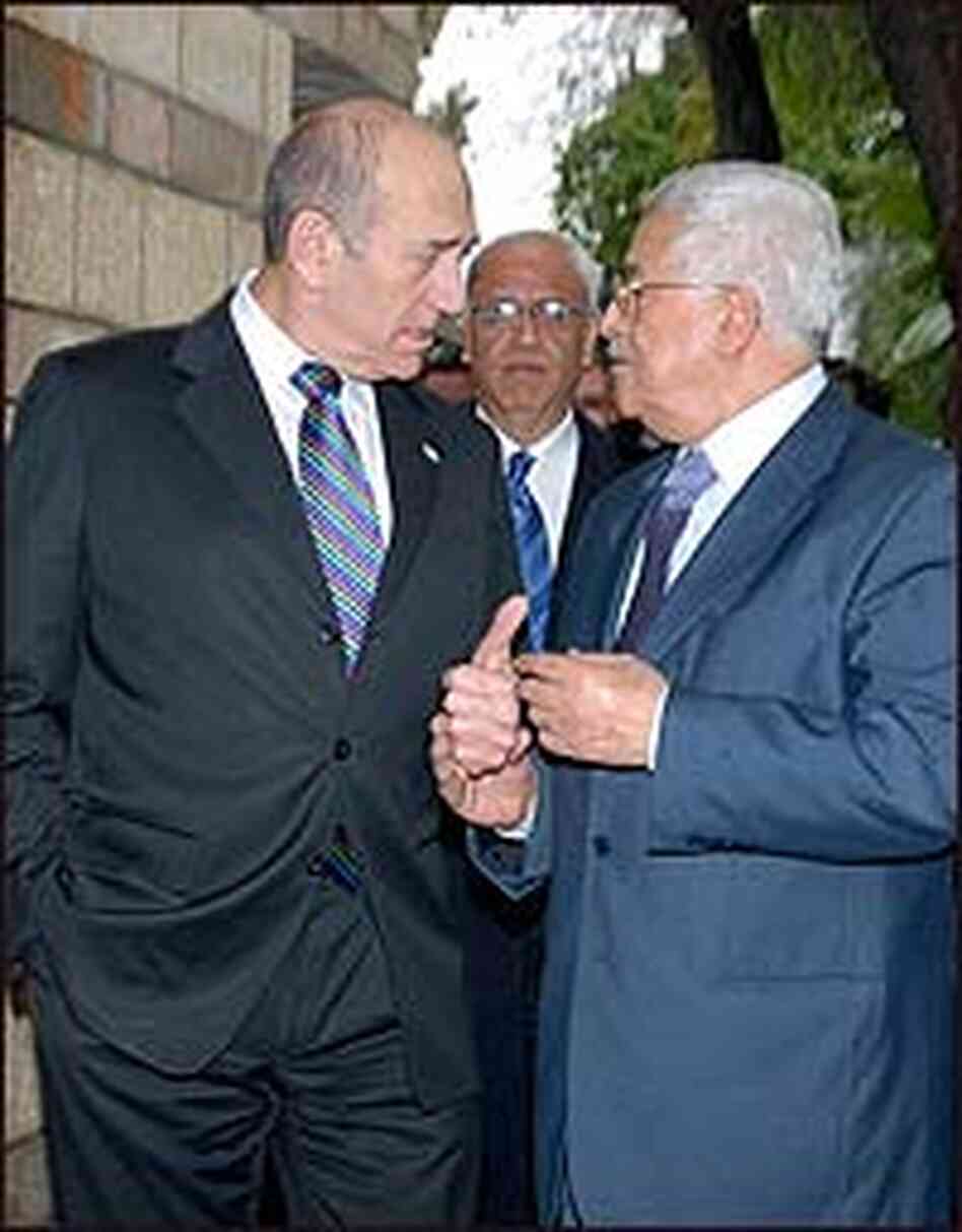Abbas and Olmert meet on Tuesday. Abbas and Olmert meet on Tuesday.