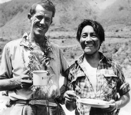 Edmund Hillary and Tenzing Norgay
