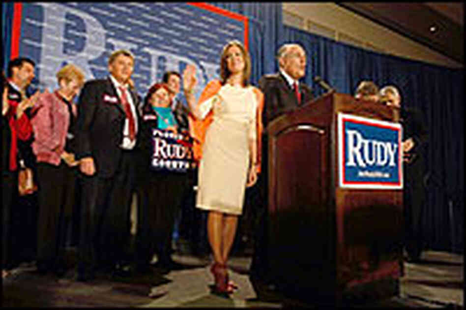Former New York City Mayor Rudolph Giuliani with his wife, Judith Former New York City Mayor Rudolph Giuliani with his wife, Judith