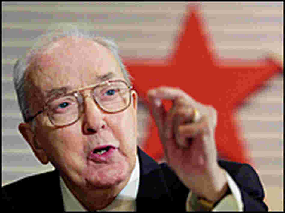Then-Sen. Jesse Helms speaks January 31, 2002, at the Conservative Political Action Conference