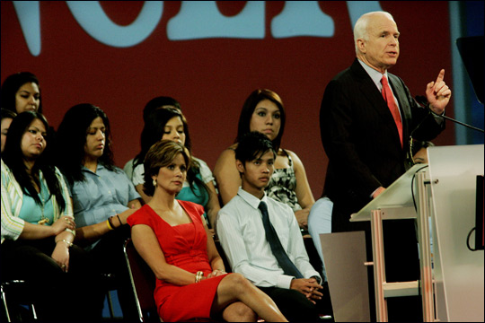 John McCain at La Raza