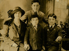 Armenian immigrant Pailadzo Captanian in New York in 1921 with her family. Armenian immigrant Pailadzo Captanian in New York in 1921 with her family.