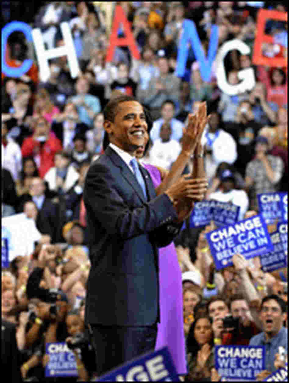 Illinois Sen. Barack Obama secures enough delegates to win the Democratic Party's nomination.