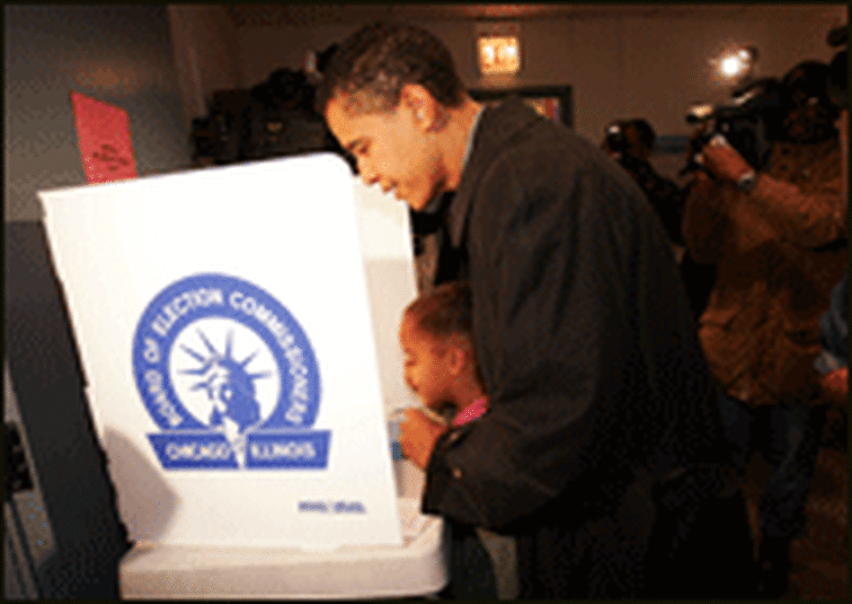 Barack Obama in 2004 when he won his U.S. Senate seat. Barack Obama in 2004 when he won his U.S. Senate seat.