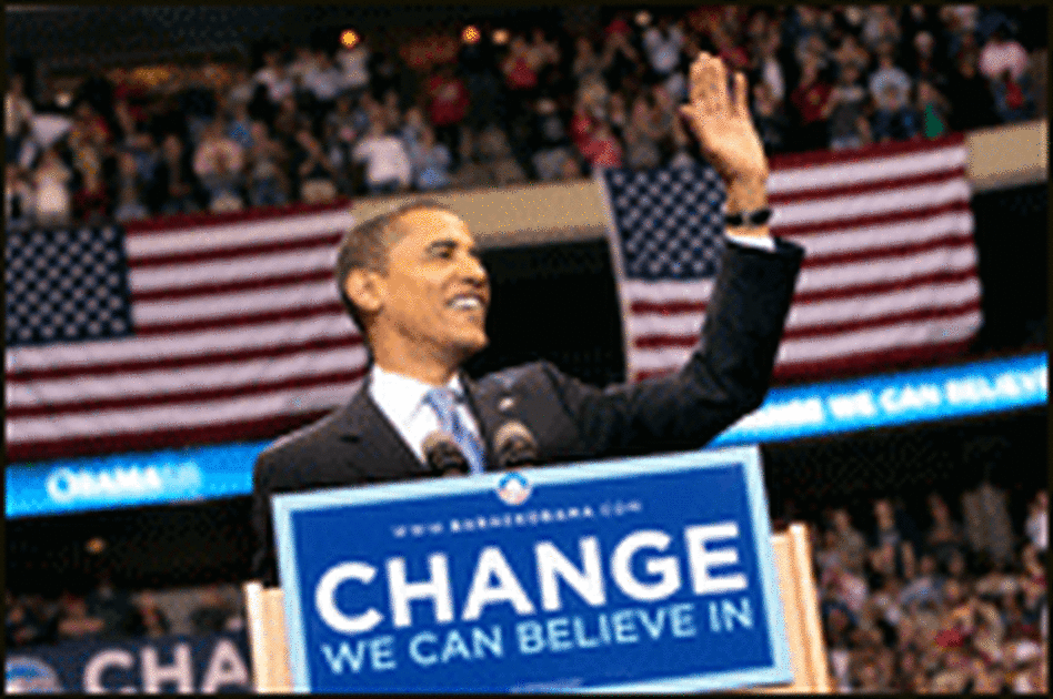 Illinois Sen. Barack Obama wins enough delegates for the nomination. Illinois Sen. Barack Obama wins enough delegates for the nomination.