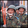 Chinese soldiers, after freeing a man trapped since Monday's quake. CREDIT: Brendan Banaszak/NPR
