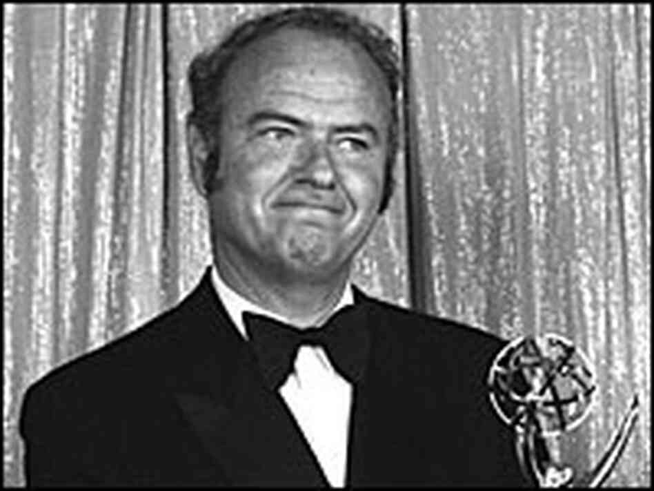 Harvey Korman is shown with his Emmy award in this May 14, 1972, file photo