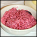 A bowl of Mama Stamberg's cranberry relish. Credit: Avie Schneider/NPR