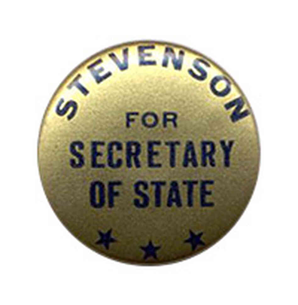 Adlai Stevenson button Adlai Stevenson button