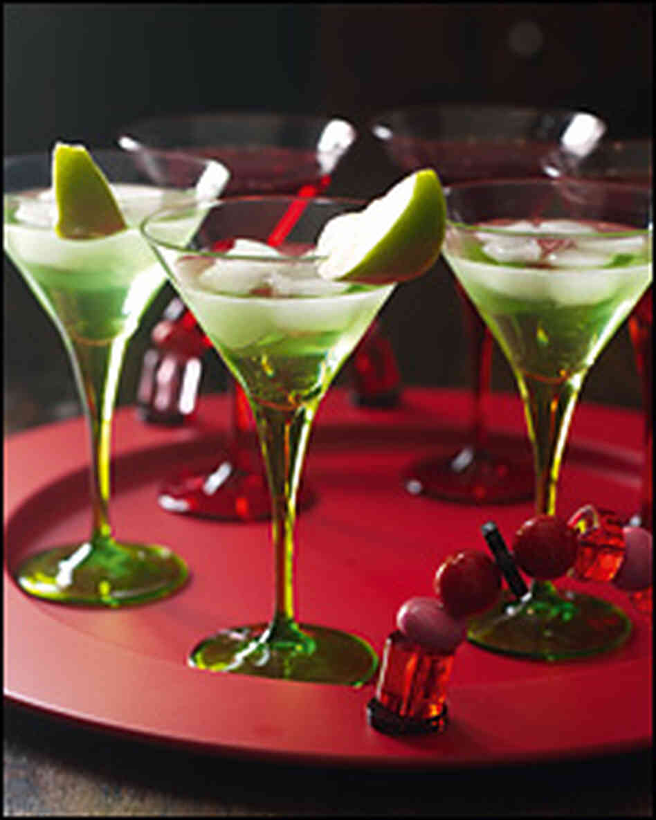 The green apple martini. The green apple martini.