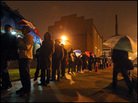 Voters line up before 6 a.m. at a polling place in Richmond, Va. Voters line up before 6 a.m. at a polling place in Richmond, Va.