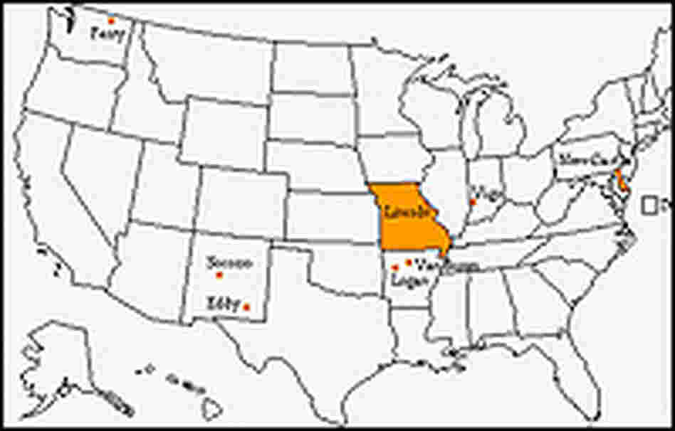 Map: Bellwether Counties And States. Map: Bellwether Counties And States.