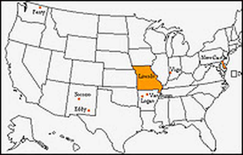 Map: Bellwether Counties And States. Map: Bellwether Counties And States.