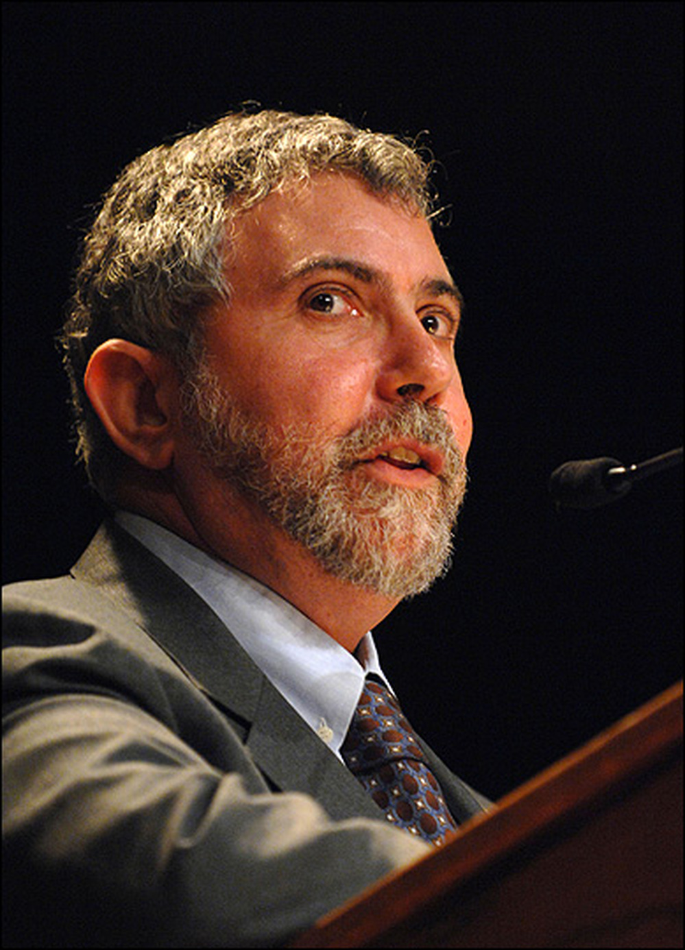 Paul Krugman at a 2007 lecture in New York City.