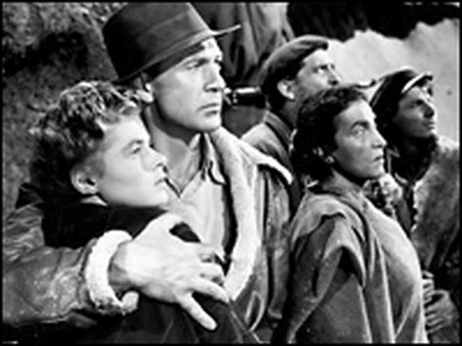 Gary Cooper as Robert Jordan in 'For Whom The Bell Tolls'