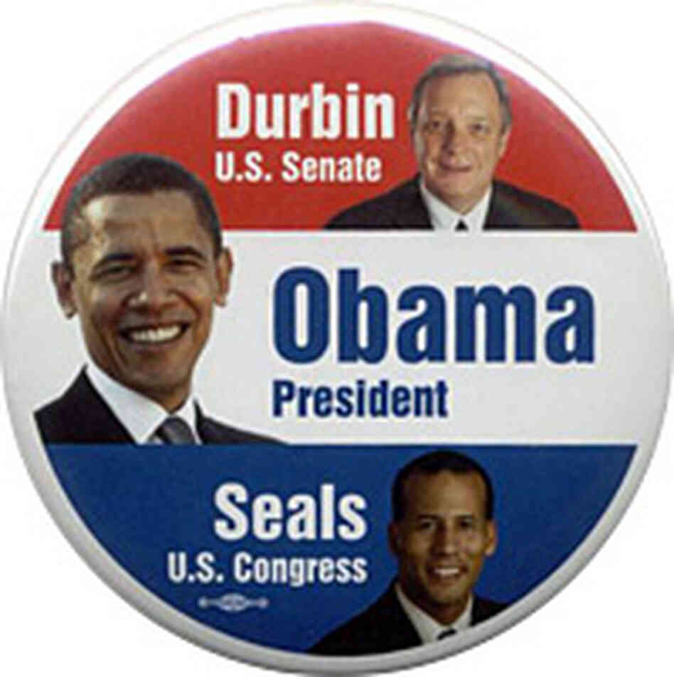 Dan Seals button Dan Seals button