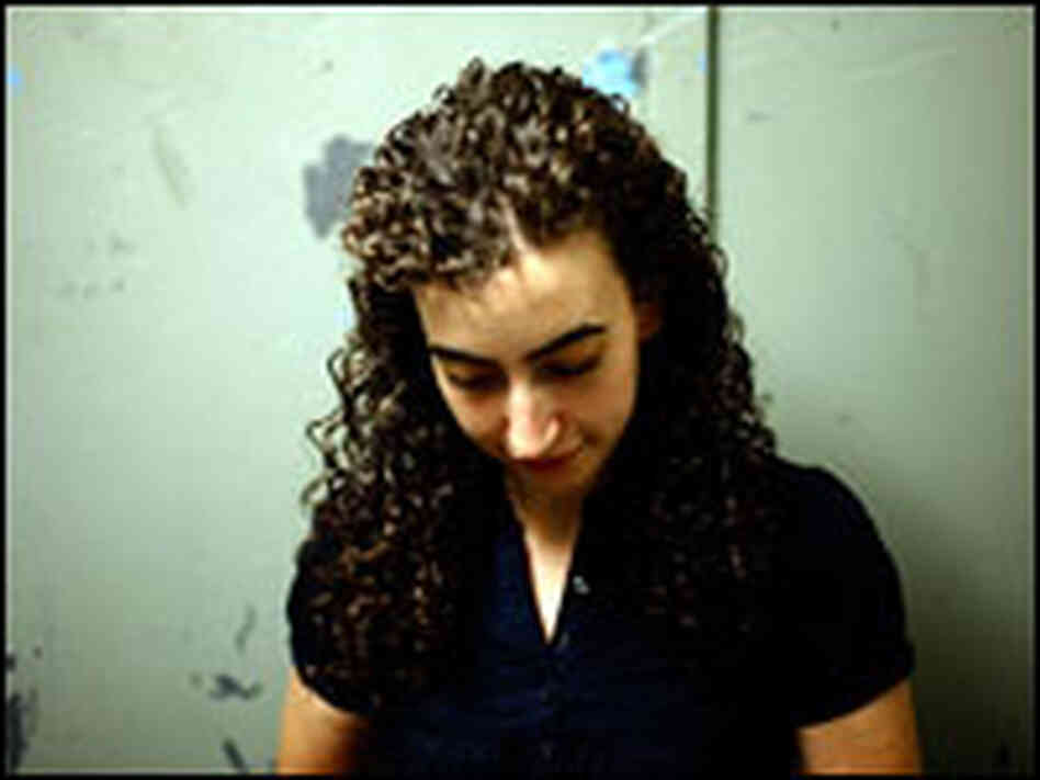Juliana Kerrest, 22, near Johns Hopkins University in Maryland.