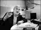 Terkel on his Chicago radio show, 'The Wax Museum,' in 1977.