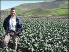 California State Sen. Abel Maldonado, a Republican, stands amid his broccoli and lettuce fields. California State Sen. Abel Maldonado, a Republican, stands amid his broccoli and lettuce fields.