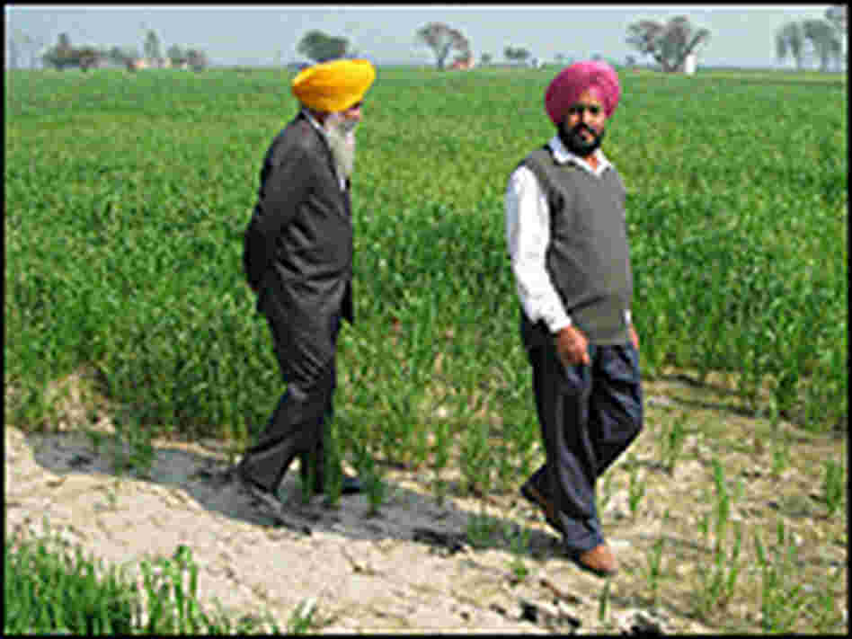 Palwinder Singh and a member of his staff.