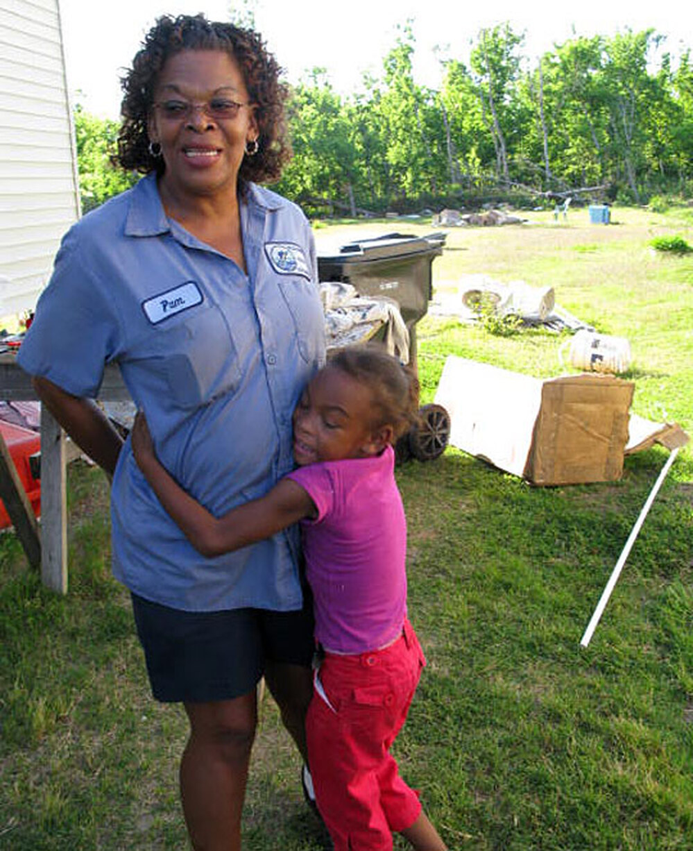 Pam Williams and her daughter O'leya