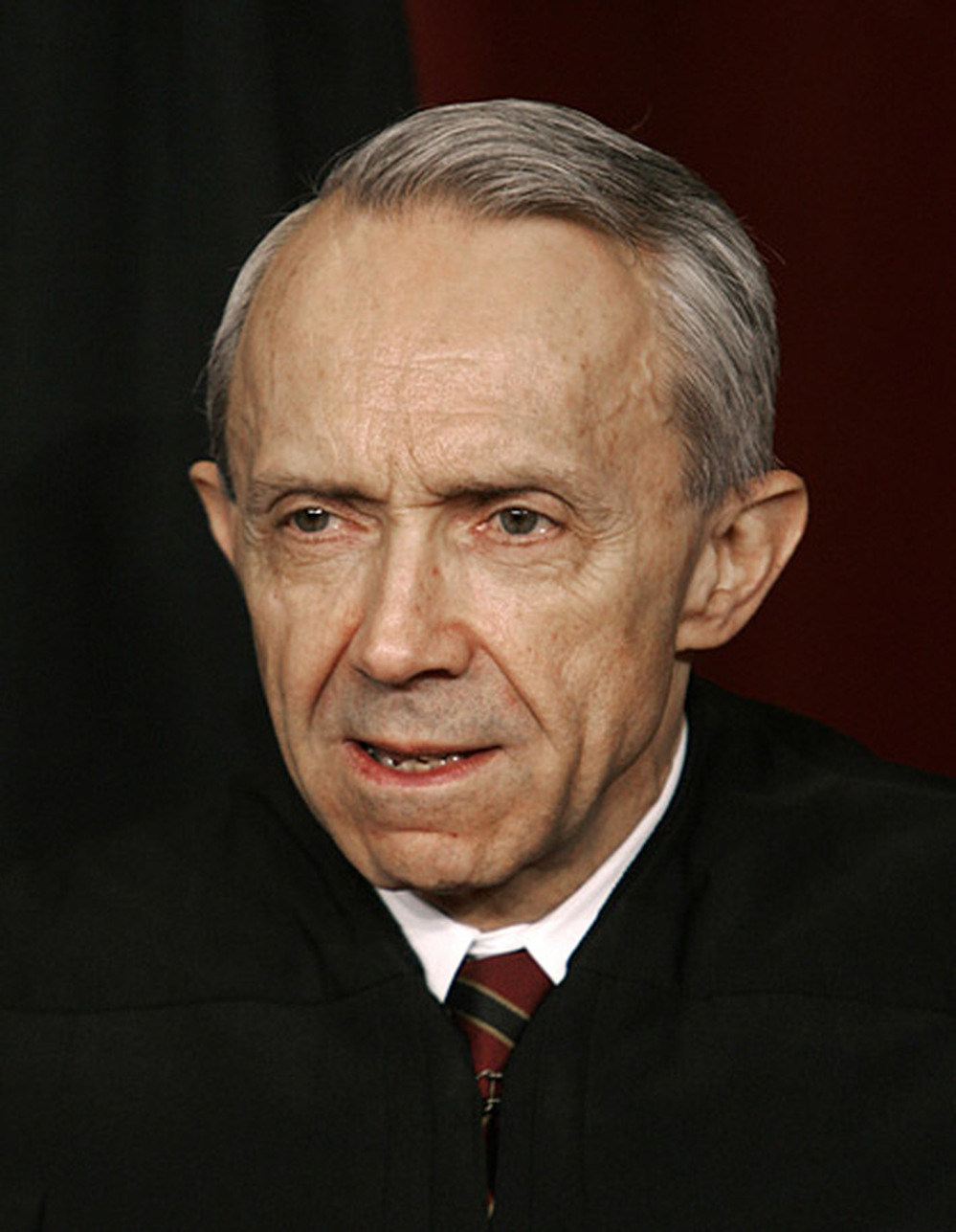 Justice Souter in an official court portrait taken in 2006.