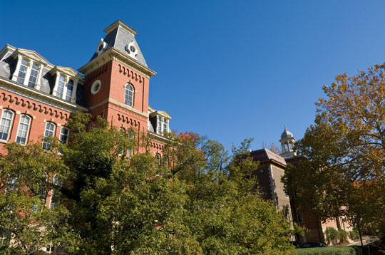 Morgantown is home to West Virginia University.