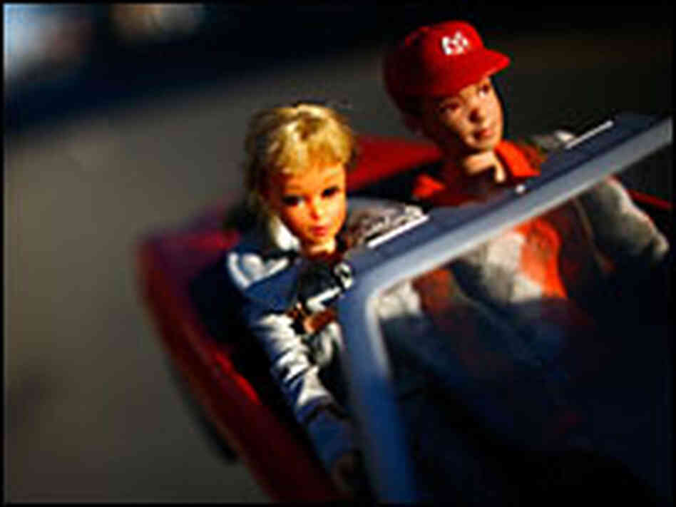 Barbie takes to the road. David Gilkey/NPR