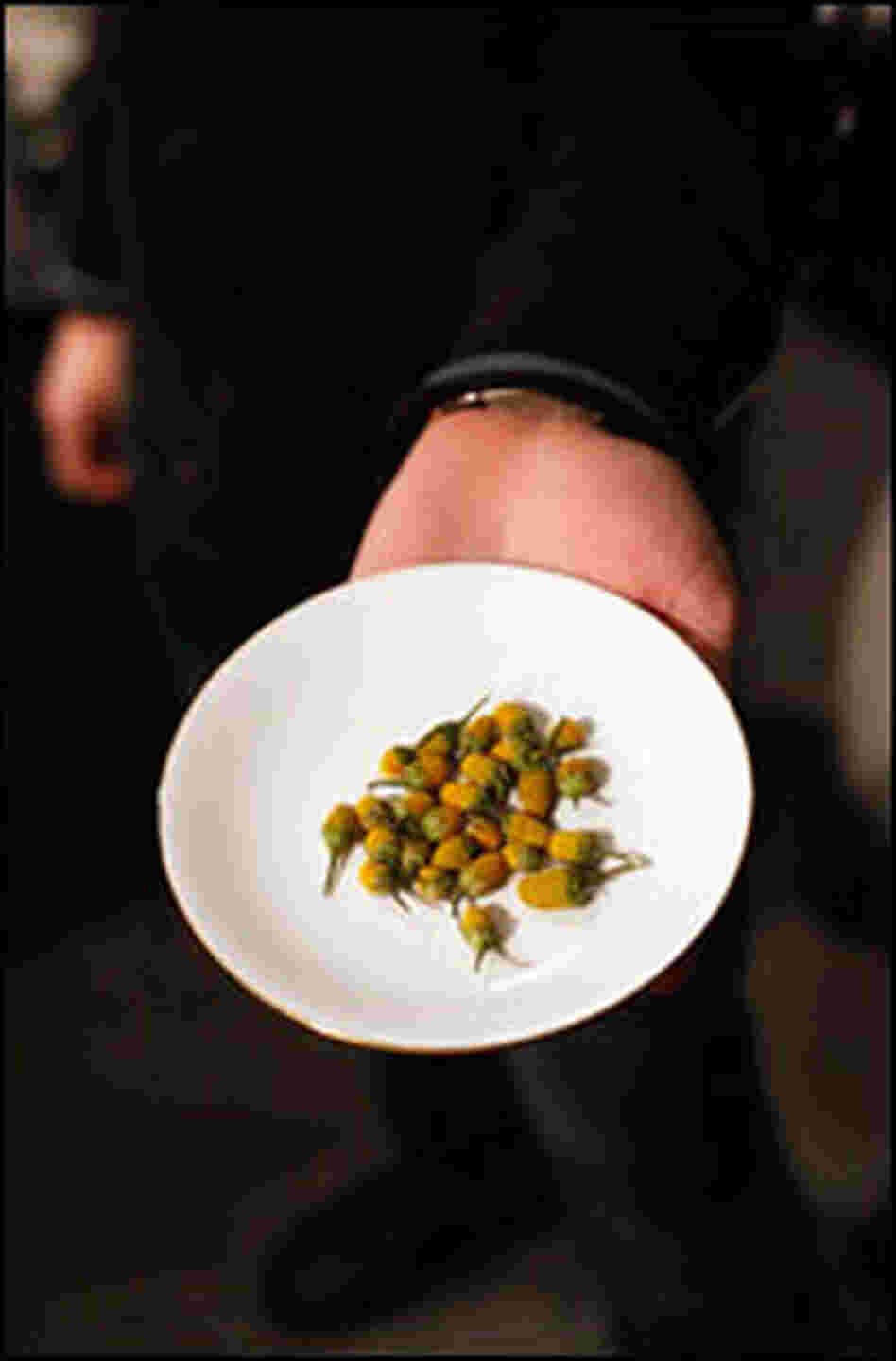 Szechuan buttons. Christopher Toothman/NPR