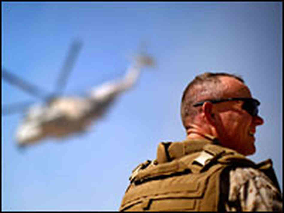 Brig. Gen. Larry Nicholson, commander of the 2nd Marine Expeditionary Brigade