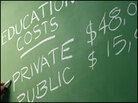 Weighing education costs Weighing education costs