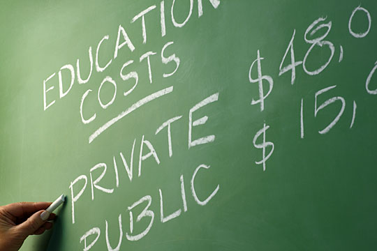 Weighing education costs