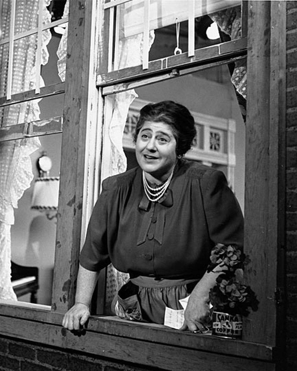 Actress Gertrude Berg in 'The Goldbergs'