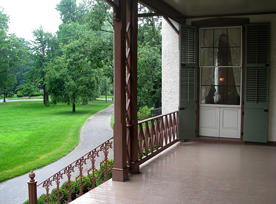 Lincoln's Cottage: Veranda