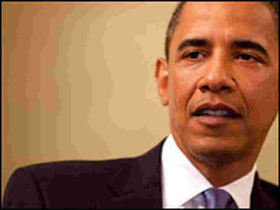 President Obama met with Michele Norris and Steve Inskeep Monday to discuss his Mideast policies.