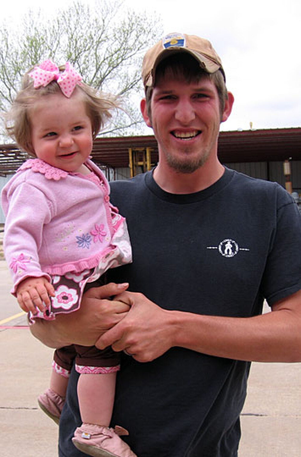 Quentin Johnson and daughter
