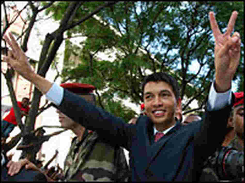 Madagascar opposition leader Andry Rajoelina Madagascar opposition leader Andry Rajoelina