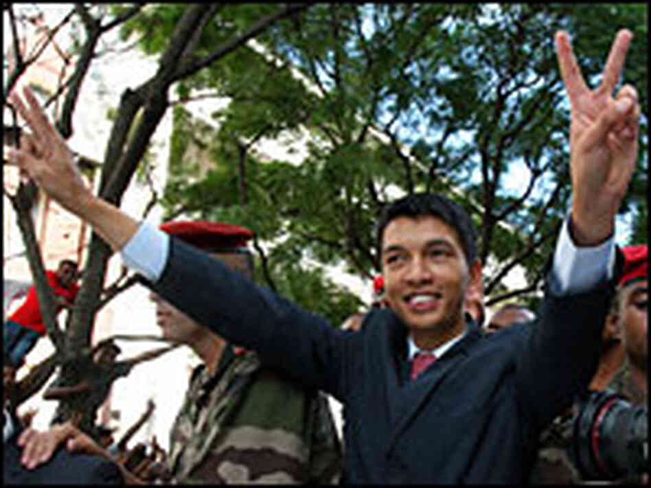 Madagascar opposition leader Andry Rajoelina Madagascar opposition leader Andry Rajoelina