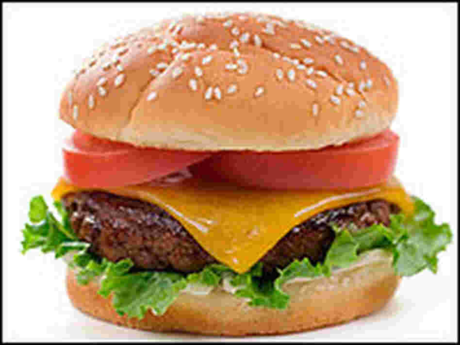 A hamburger A hamburger