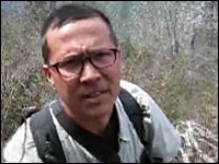 Special Agent Steve Yu explains marijuana growing operations in the park