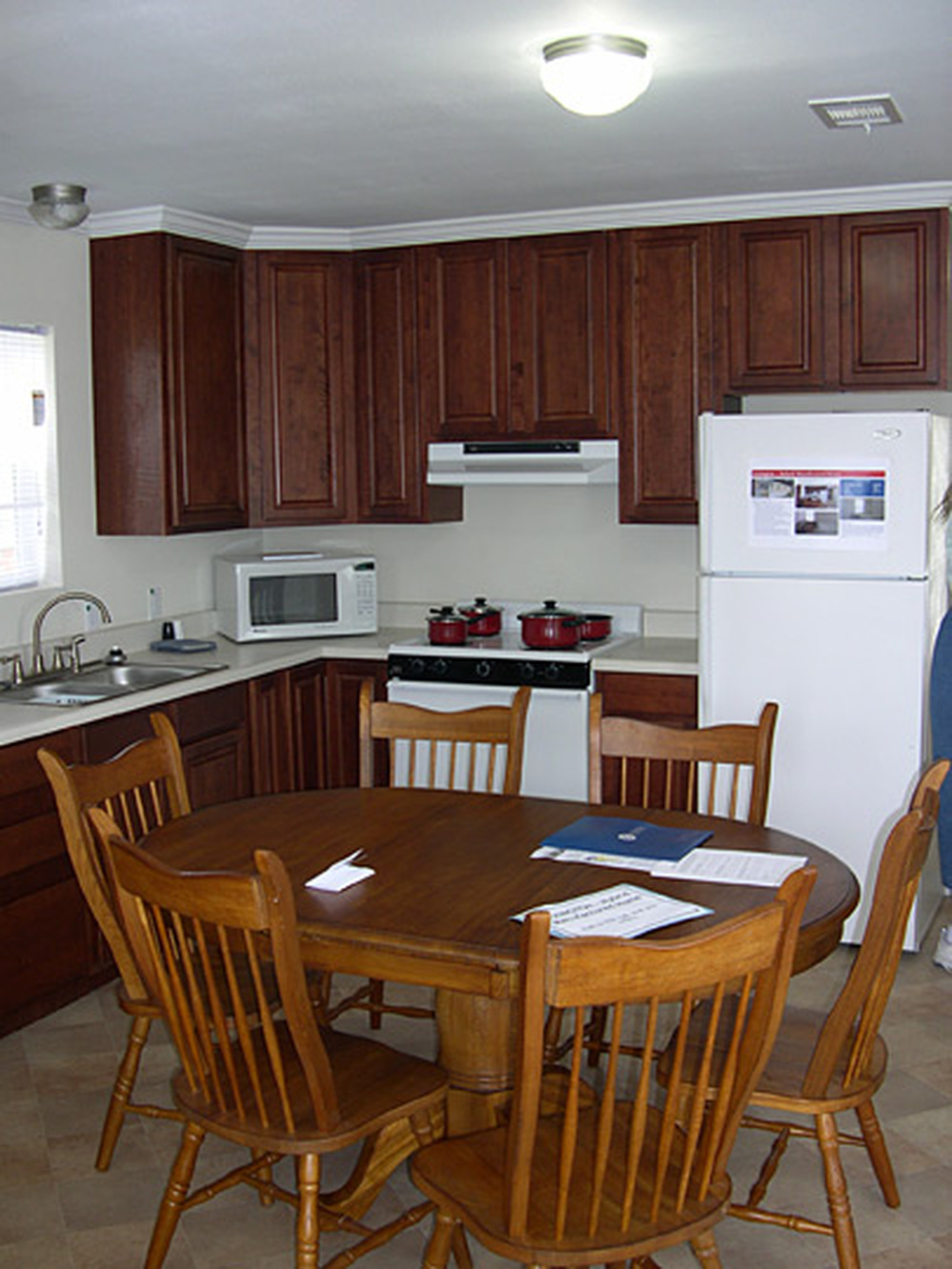 A view of the housing unit's interior.