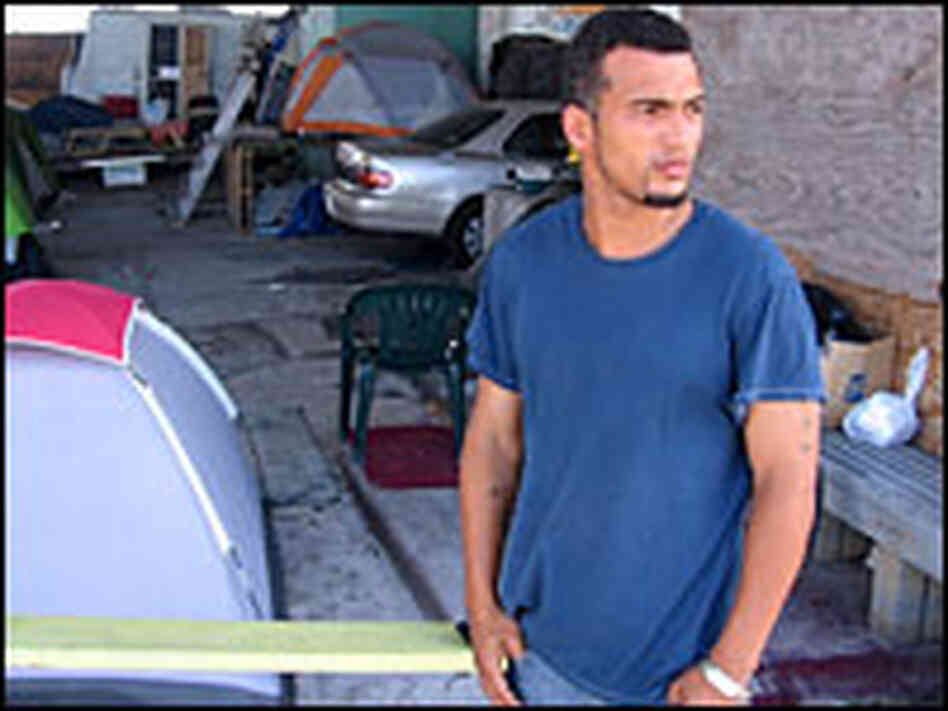 Juan Martin is one of nearly 70 sex offenders who live under the bridge in Miami