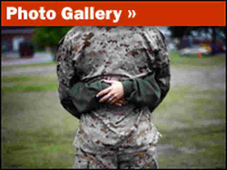 A slideshow of Marines saying goodbye at Camp Lejeune A slideshow of Marines saying goodbye at Camp Lejeune