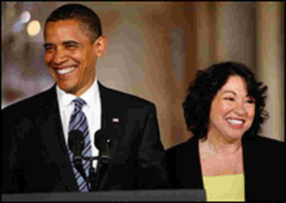President Obama taps Judge Sonia Sotomayor to replace Justice David Souter on the Supreme Court.