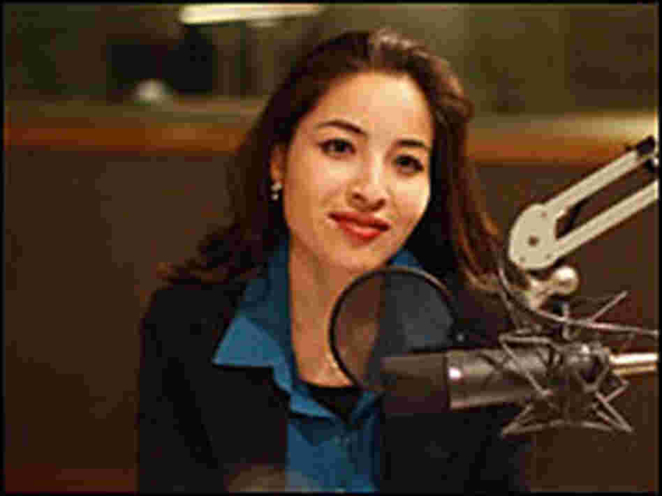 Roxana Saberi in NPR's studio