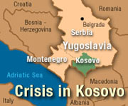 Map of Kosovo