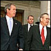 President Bush and Defense Secretary Rumsfeld